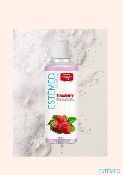 Kuru Ciltler İçin Nemlendirici Etkili Çilekli Duş Jeli & Moisturizing Shower Gel 250 ml fiyatları