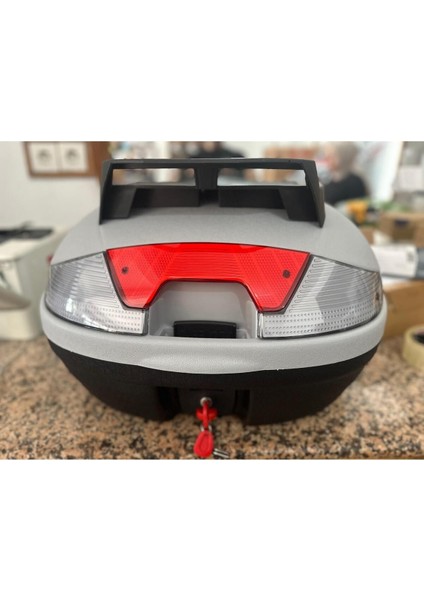 Cv 46 Litre Kargo Motosiklet Çantası Gri fiyatları