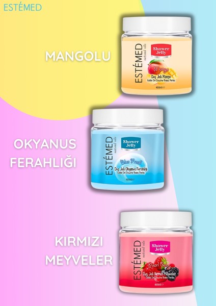 Mangolu Duş Jölesi & Shower Jelly Mango 400ML fırsatları