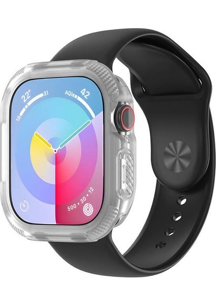 Apple Watch 10 / 11 46 mm Uyumlu Kasa Koruyucu Silikon Armor Darbe Emici (Önü Açık) fiyatları