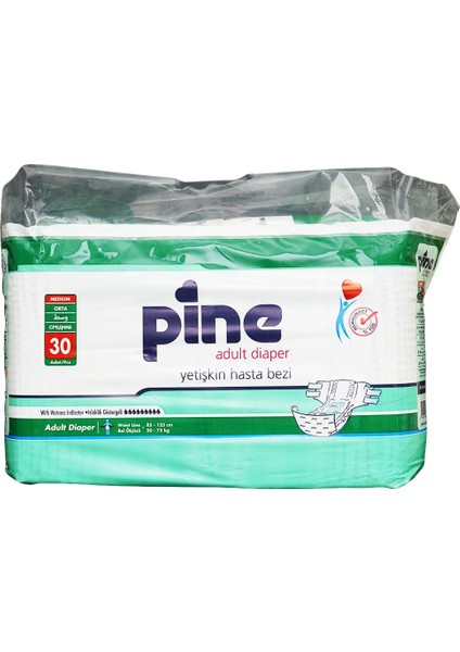 Medium (50-75 Kg) 30 Adet Yetişkin Beltantlı Hasta Bezi
