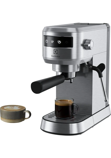 E6EC1-6ST Explorer 6 Espresso Cappuccino Makinesi Paslanmaz Çelik,Süt Köpürtücülü,1250W