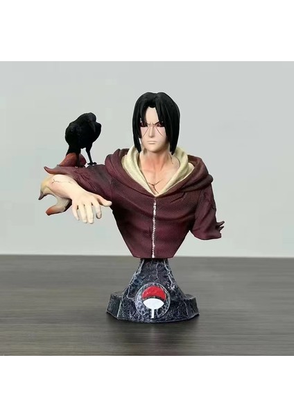 15 cm Naruto Büstü Serisi Uchiha Madara Obito Sasuke Naruto Şekil Büstü Modeli Süsleme (Yurt Dışından)