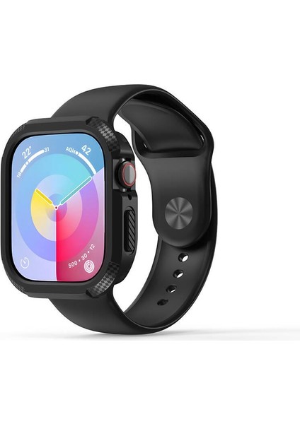 Apple Watch 10 / 11 46 mm Uyumlu Kasa Koruyucu Silikon Armor Darbe Emici (Önü Açık) fiyatları
