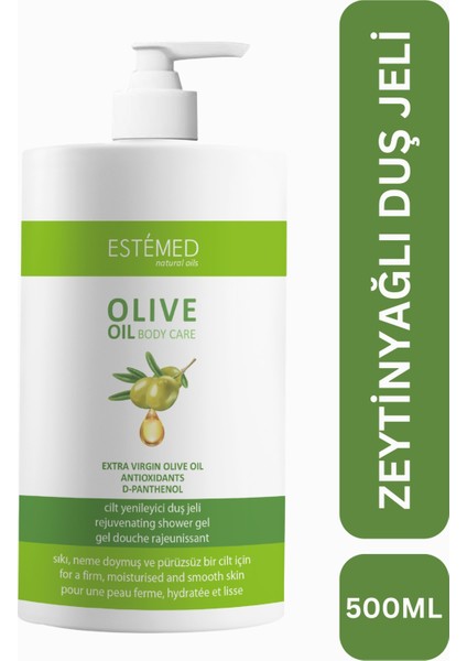 Zeytin Yağlı Yenileyici Duş Jeli & Extra Virgin Olive Oil Rejuvaneting Shower Gel 500ML