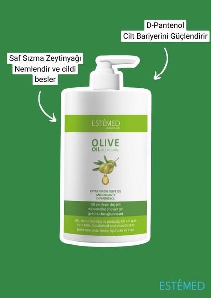 Zeytin Yağlı Yenileyici Duş Jeli & Extra Virgin Olive Oil Rejuvaneting Shower Gel 500ML fiyatları