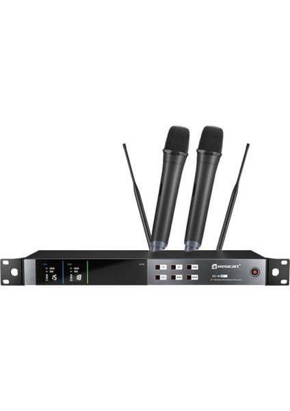 Ez.mi2 Handheld Mic | Dual-Channel True Diversity Wireless Microphone System