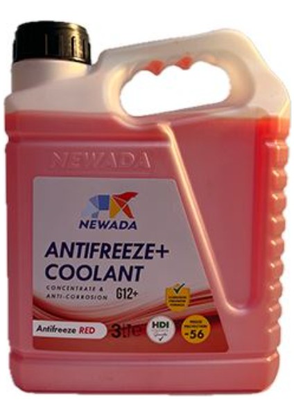 Kırmızı Antifriz Coolant -56° 3Lt