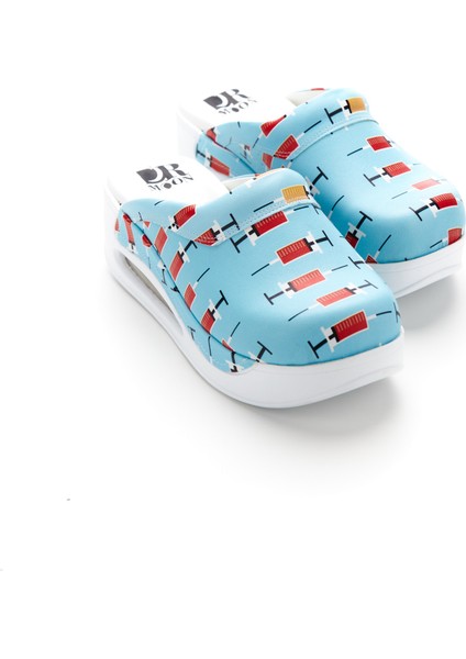 Enjektör Desenli Ortopedik Airmax Taban Sabo Terlik
