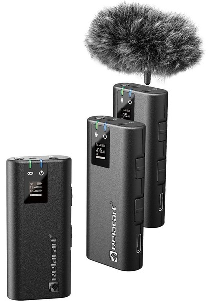 MC2 2.4G Çift Kanallı Wireless - Kablosuz Mikrofon Sistemi