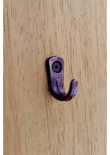 Dekoratif Tekli Askı 4 Adet ve Vidaları Oksit Aksesuar Tasarım Hobi Ahşap Proje Ürünleri