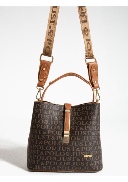 Baskı Desenli Su Geçirmez 3 Gözlü Kadın Omuz Çantası 22X20CM indirimleri