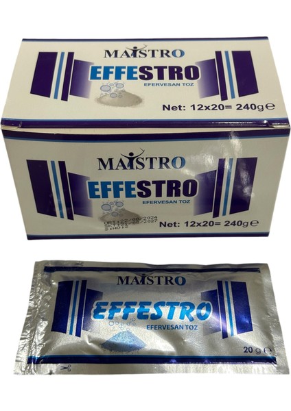 Effestro - Efervesan Toz "Elektrolit Dengesini Sağlayın, Hayvanlarınıza Enerji Verin!"