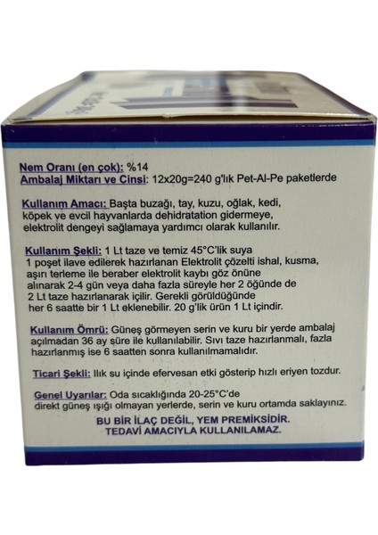 Effestro - Efervesan Toz "Elektrolit Dengesini Sağlayın, Hayvanlarınıza Enerji Verin!" fırsatları