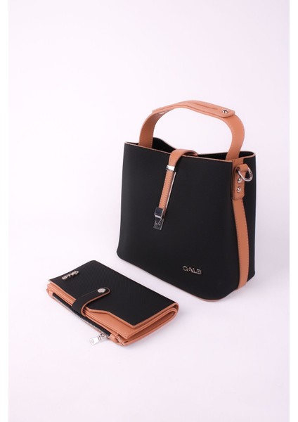 Yeni Sezon Kadın Omuz Çantası 4 Bölmeli Ayarlanabilir Geniş Askılı 22X20 cm AKL2055