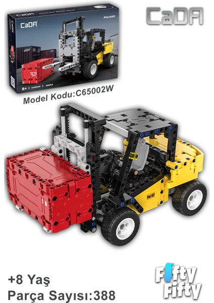 Cada Inşaat Iş Makinası Serisi Forklift -C65002W (388 Parça) Oyuncak Yapım Seti fiyatları