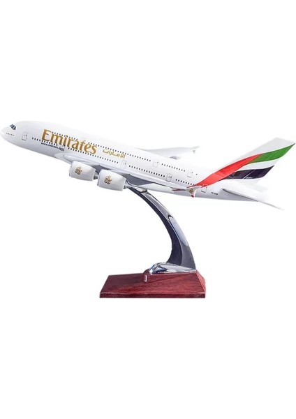 A380 Yolcu Uçağı Model Uçak 1/200 Ölçek 36CM