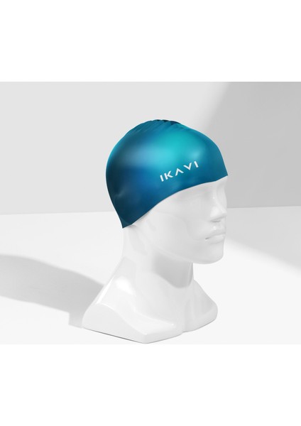 Ikavi Metalik Mavi Parlak Yüksek Kaliteli Deniz ve Havuz Bonesi fiyatları