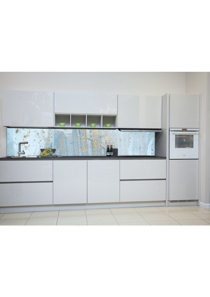 Mutfak Tezgah Arası ve Fayans Yapışkanlı Folyo Kaplama (60X300) TZF134