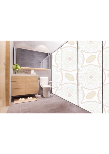 Banyo Duşakabin Kaplama Folyo Sticker ORD-184 ( Ölçüsü 160X170 4 Parça Halinde 40X170 )