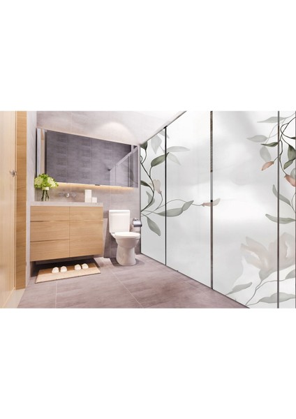Banyo Duşakabin Kaplama Folyo Sticker ORD-181 ( Ölçüsü 160X170 4 Parça Halinde 40X170 )