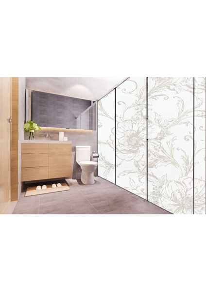 Banyo Duşakabin Kaplama Folyo Sticker ORD-182 ( Ölçüsü 160X170 4 Parça Halinde 40X170 )