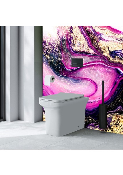 Banyo Klozet Arkası ve Fayans Yapışkanlı Folyo Kaplama (60X300) KZV148
