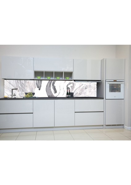 Mutfak Tezgah Arası ve Fayans Yapışkanlı Folyo Kaplama (60X300) TZF127