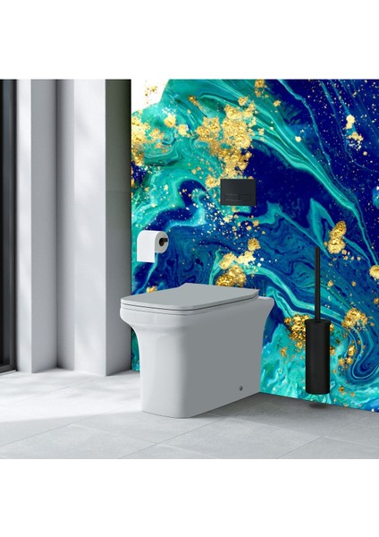 Banyo Klozet Arkası ve Fayans Yapışkanlı Folyo Kaplama (60X100 cm ) KZZ119