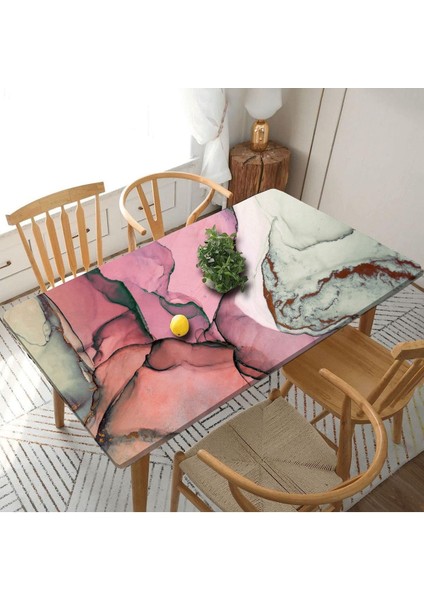 Mermer Desenli Masa Tezgah Dolap Tezgah Arası Mutfak Yapışkanlı Folyo Kaplama (ÖLÇÜ130X80) MRR192