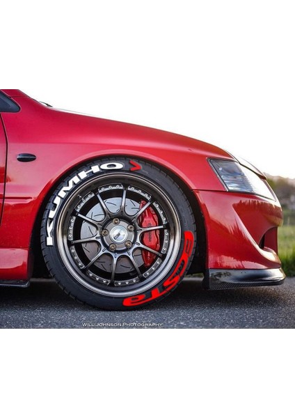 Kumho Ecsta Lastik Yazısı 4Lastik İçin Set 31mm Araç Lastik Stickeri Tüm Lastik Yanaklarına Uyumlu Büyük Boy