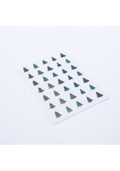 Sticker, Yılbaşı Çam Ağacı, 3 Cm, 700 Adet