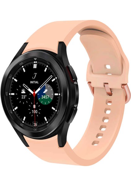 Galaxy Watch 4 Classic 46MM Krd-50 Uyumlu Kordon Zore - Pembe