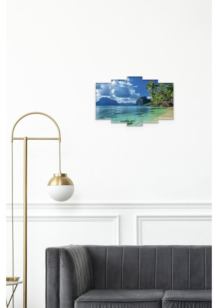 5 Parçalı Decota Tablo Folyo