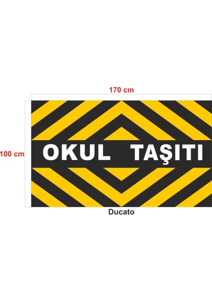 Servis Aracı Okul Taşıtı Kaplama Folyosu Sticker Etiket (10 Takım)