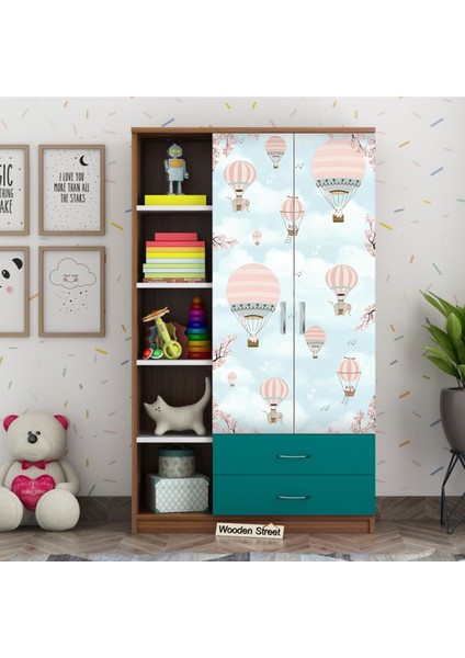 Çocuk Dolabı Kaplama Folyo Sticker Kendinden Yapışkanlı Çk4 ( Ölçüsü 100 x 160 cm Tek Parça )