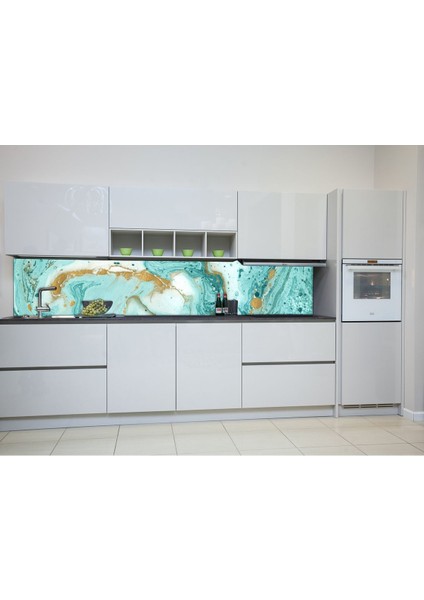 Mutfak Tezgah Arası ve Fayans Yapışkanlı Folyo Kaplama (60 x 400 cm) TZZ121