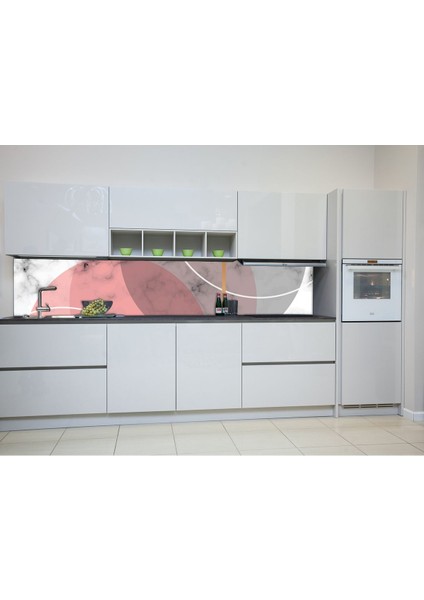 Mutfak Tezgah Arası ve Fayans Yapışkanlı Folyo Kaplama (60 x 400 cm) TZZ107