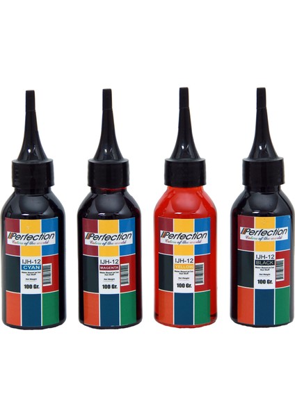 Canon G4400 / G4410 / G4411 Uyumlu Mürekkep Seti̇ 4 x 100 ml