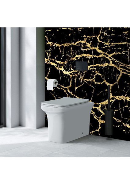 Banyo Klozet Arkası ve Fayans Yapışkanlı Folyo Kaplama () KZR108