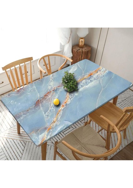 Mermer Desenli Masa Tezgah Dolap Tezgah Arası Mutfak Yapışkanlı Folyo Kaplama 120 x 80 cm MMR122