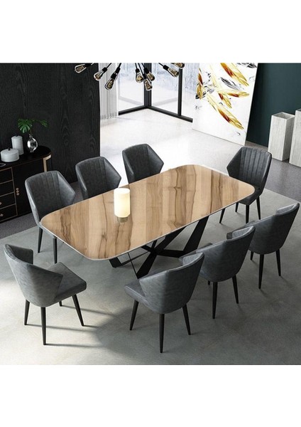 Mermer Desenli Masa Tezgah Dolap Tezgah Arası Mutfak Yapışkanlı Folyo Kaplama 170 x 100 cm MMRR113