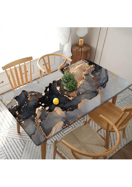 Mermer Desenli Masa Tezgah Dolap Tezgah Arası Mutfak Yapışkanlı Folyo Kaplama 150 x 70 cm MR173