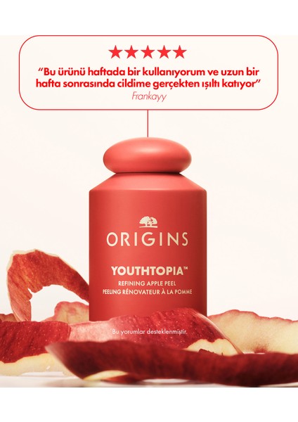 Youthtopia™ Elma Özü Içeren Peeling Etkili Pürüzsüzleştirici Losyon