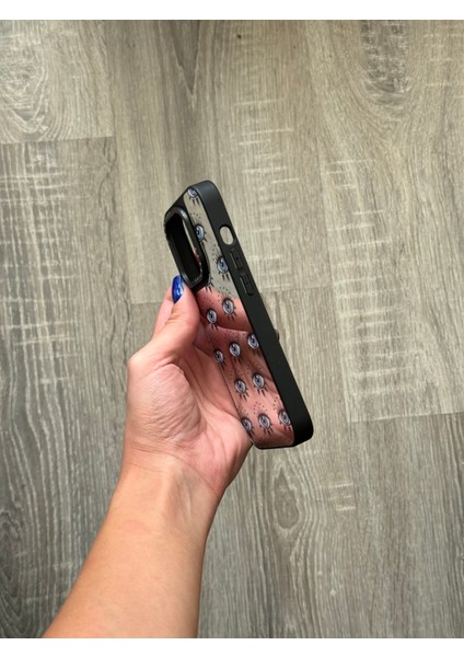 iPhone 15 Pro Göz Desenli Aynalı Uyumlu Kılıf