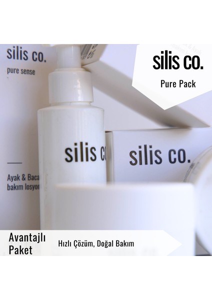 Pure Pack Ayak ve Bacak Bakım Seti ( Ayak & Topuk Kremi ve Ayak & Bacak Losyonu)