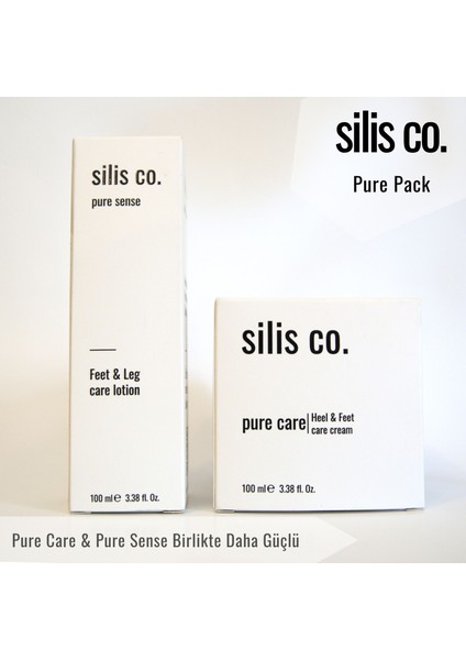 Pure Pack Ayak ve Bacak Bakım Seti ( Ayak & Topuk Kremi ve Ayak & Bacak Losyonu)