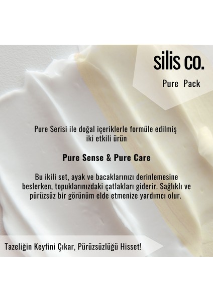 Pure Pack Ayak ve Bacak Bakım Seti ( Ayak & Topuk Kremi ve Ayak & Bacak Losyonu)