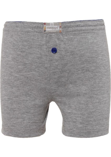 Erkek Çocuk Boxer Gri-Melanj | Kompedan K31223