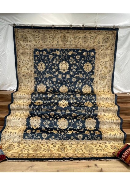 El Dokuma Afgan Uşak Halı - 365 X 267